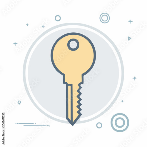 Simple Key Icon