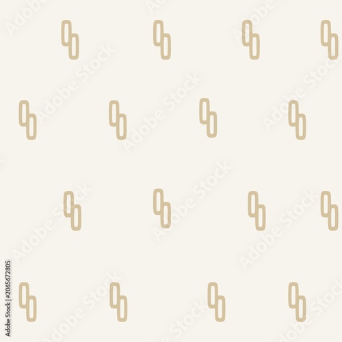 Modern Neutral Linked Geometric Seamless Pattern