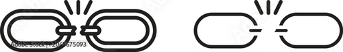 Fotografía Weak icon vector editable. black vectors set