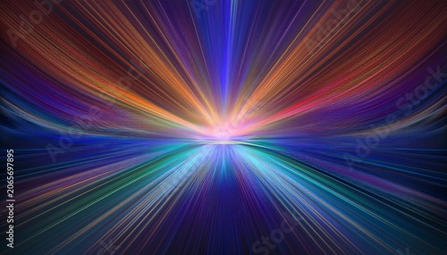motion light rays effect background