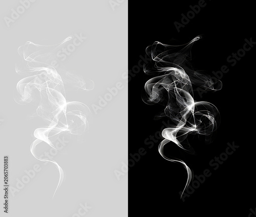 Realistic White Vapor Trails Collection, Soft Smoke Streams and Elegant Atmospheric Mist Isolated for Graphic Design Projects