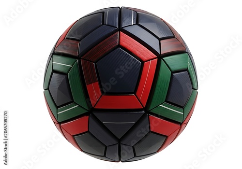 Modern Geometric Soccer Ball – Stylized Football Design