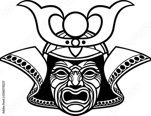 Detailed black and white li...