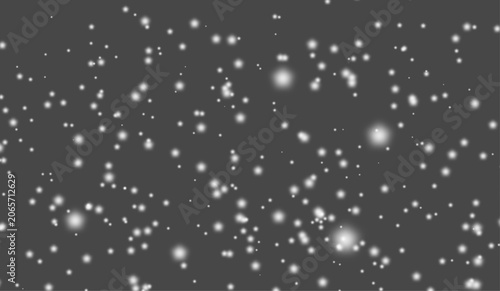 Photography Heavy falling snow background with white winter snowflakes on dark grey backdrop