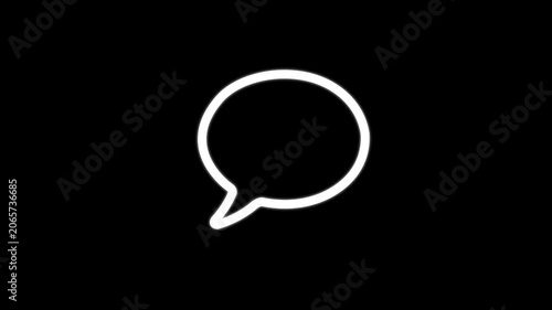 Animated three dots typing text, activity, placeholder, flat, media, notification, typing, 4k video.