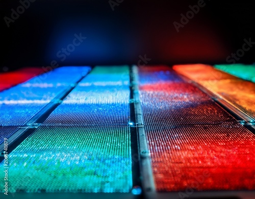 led screen rgb diodes in detail