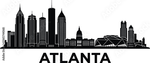 Atlanta georgia city skyline
