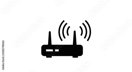 Wireless Router Vector Icon