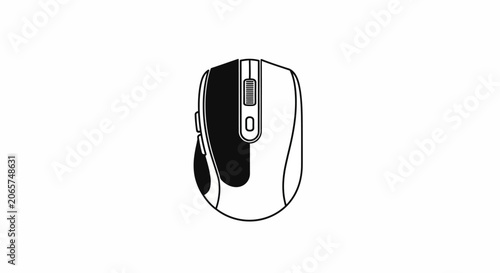 Computer Mouse Icon Vector