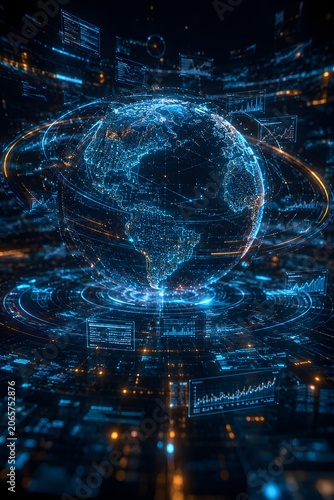Global Big Data Visualization Sphere