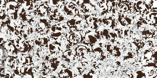 Fotografie Abstract brown and white swirl pattern background