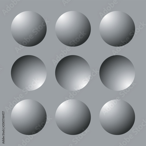 Photos Muffin pan illusion or shape from shading