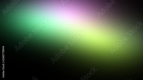 Neon lime and violet light bleeding through grainy texture