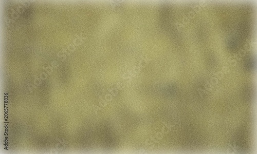Abstract textured background featuring a soft grainy surface with muted olive green tones and a subtle vignette effect creating a vintage aesthetic perfect for professional graphic design and artistic