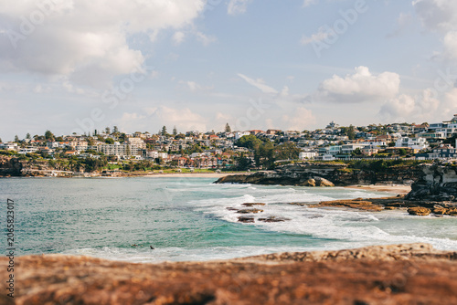 Mackenzies Bay and Tamarama Beach Along Sydney's Scenic Eastern Coastline, Australia