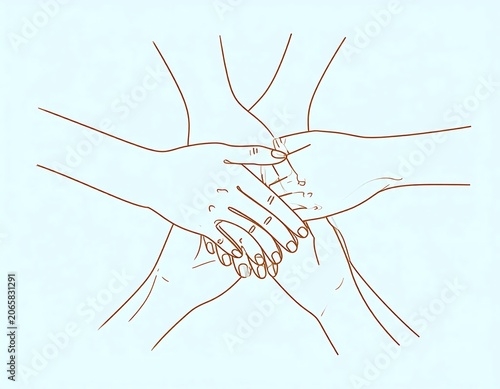 Abstract red spider web design illustration.