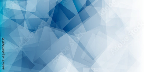 Abstract blue geometric triangle pattern wallpaper with polygonal crystal mosaic futuristic design