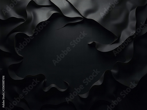 Elegant abstract layered dark background for luxury jewelry editorial use with ample negative space