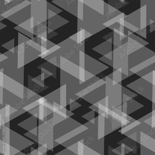 Seamless triangle background texture. Translucent geometric textures.. EPS 10