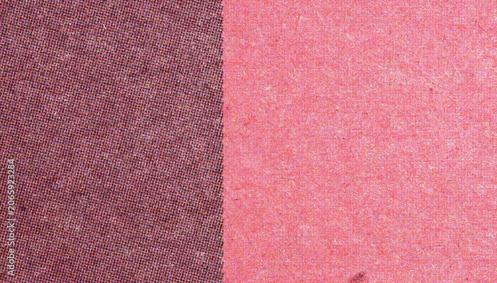 Fototapeta premium Macro Newspaper Print Paper With Pink Ink Panel
