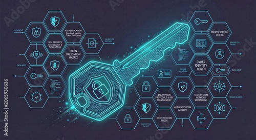 Advanced cryptographic key token data authentication network