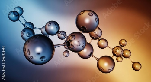 Molecular Structure - A Visual Representation of Atoms and Bonds.