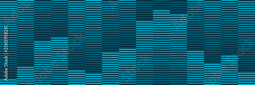 Cyan Sound Wave Equalizer Pattern, Vertical Bar Chart Frequency Visualization, Cyan Abstract Music Background