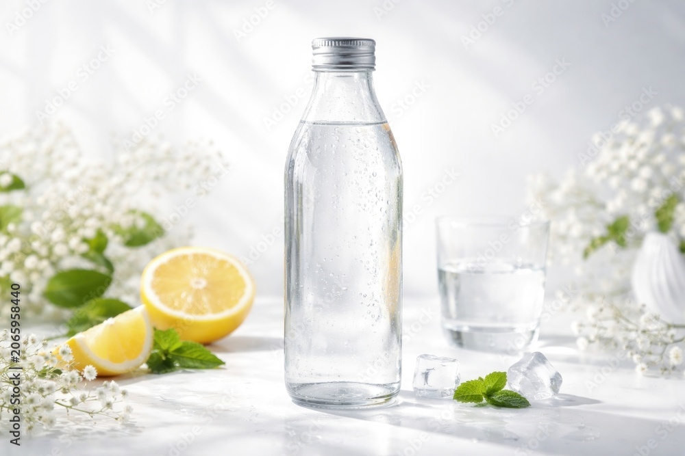 Fototapeta premium Refreshing citrus-infused water