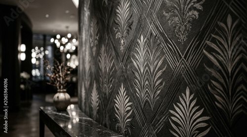 Luxury Monochrome Textured Wallpaper Pattern Background