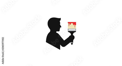 Man holding a glass of wine.