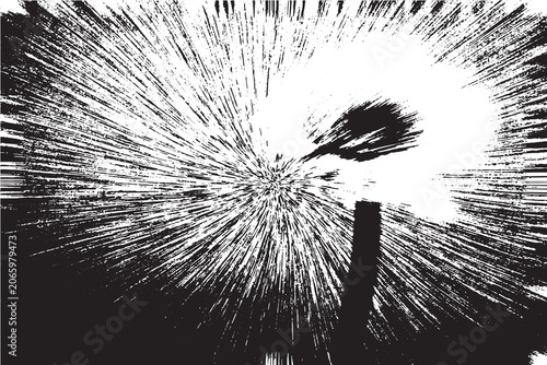 Black and white manga speed lines background for comic action scenes.