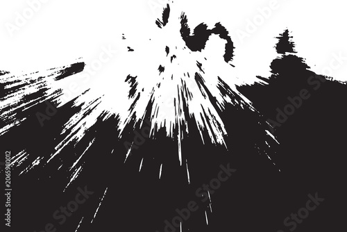 High-contrast grunge threshold texture background.