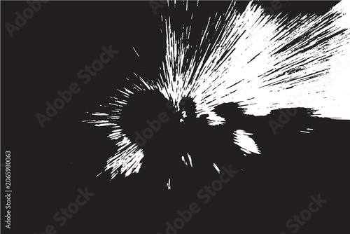 Captivating album cover art background with distorted threshold visuals.