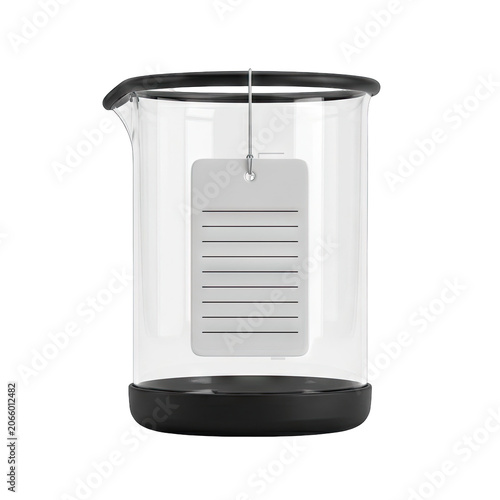 Beaker with Hanging Lined Card