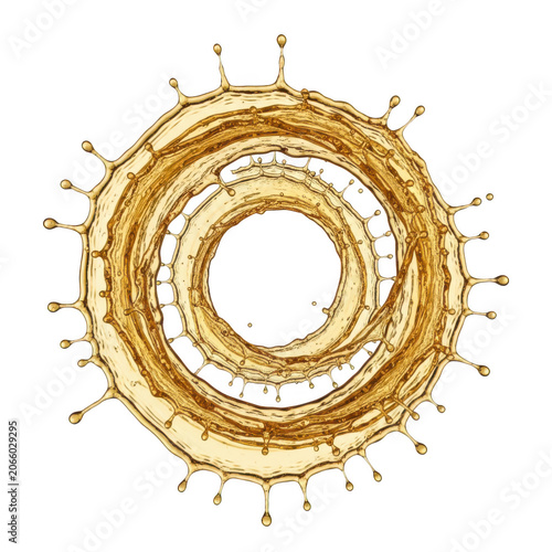 Intricate geometric pattern with concentric circles and radiating lines