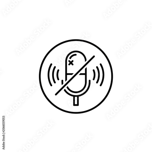 Minimalist line art speech bubble icon design.