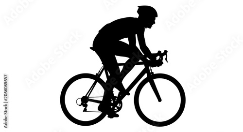 Photos Cycling silhouette, bicycle icon, bike rider, sports vector Vector
