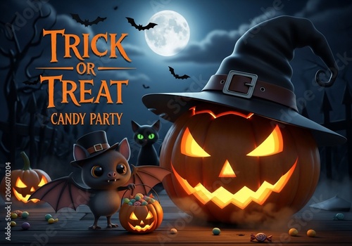 Spooky Spirits & Ghoulish Grins: A Moonlit Candy Carnival