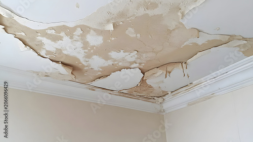 Leaking roof causing home damage
