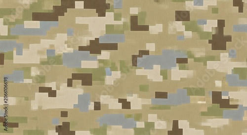 Digital camouflage pattern background texture.