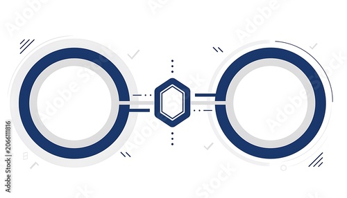 Blue and white cable connectors with wires.