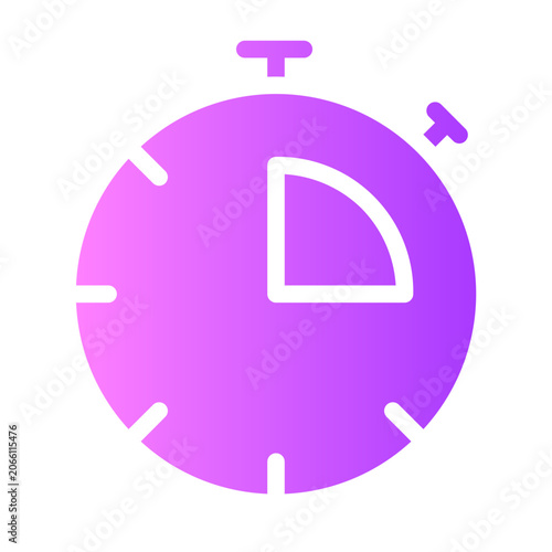 Foto chronometer gradient icon
