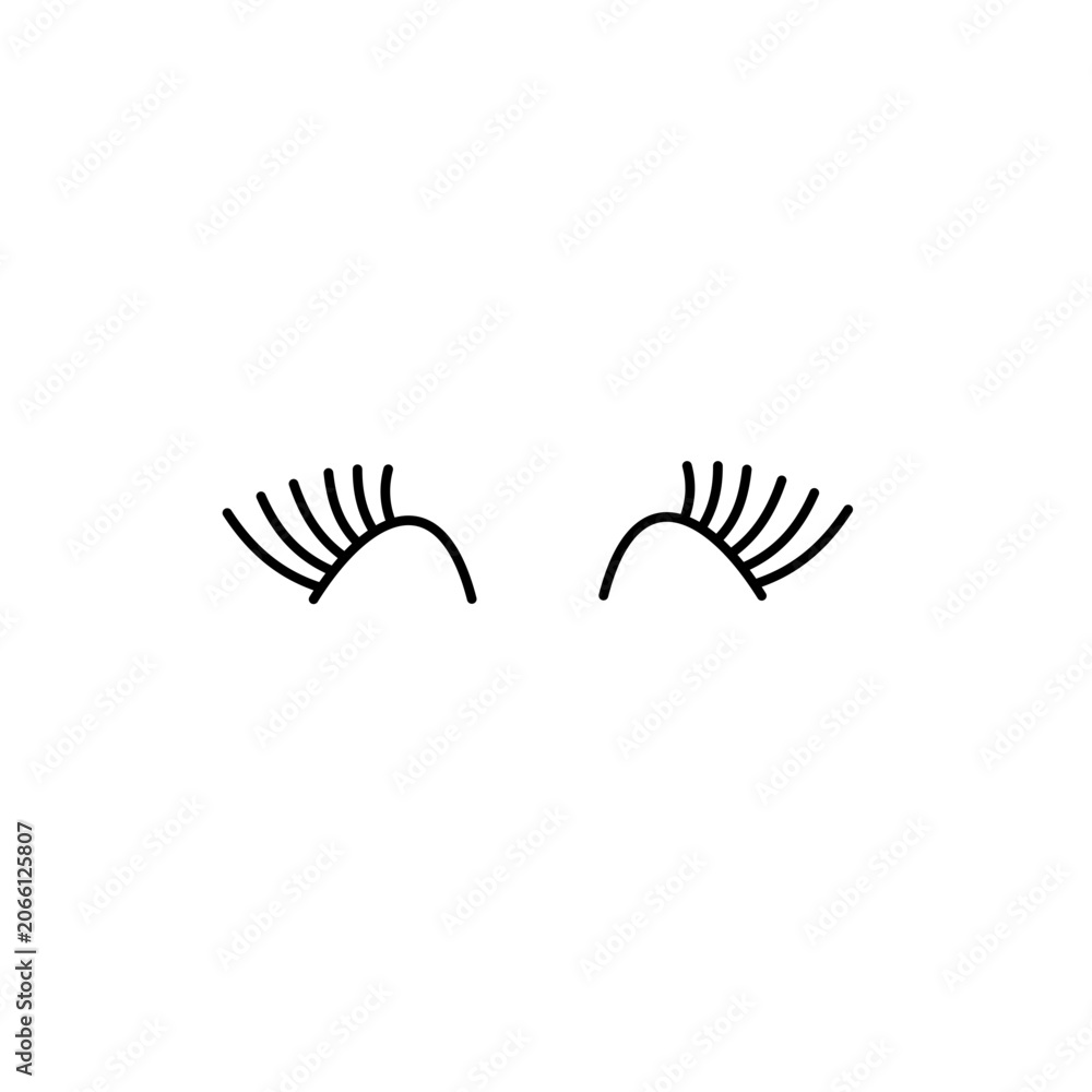 Fototapeta premium Eyelashes