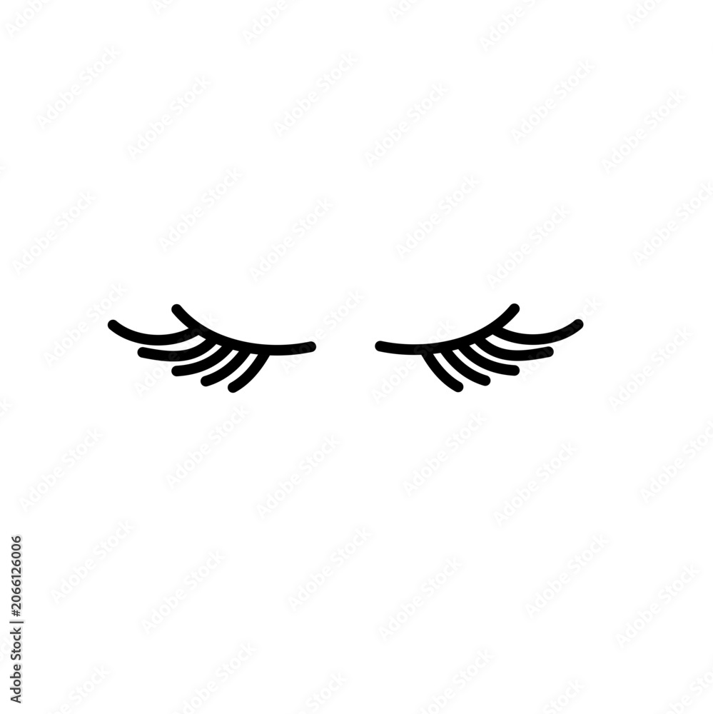 Obraz premium Eyelashes