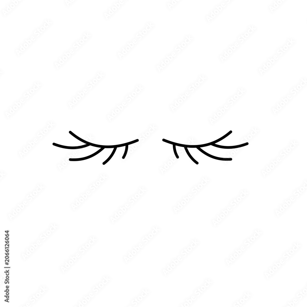 Fototapeta premium Eyelashes