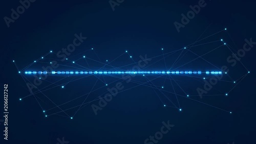 Abstract blue light streaks modern background animation for commercial use