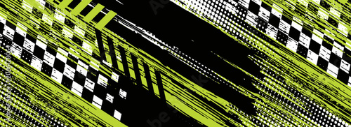 Obraz na płótnie Abstract dynamic racing background for motorsport, vehicle wraps, sports jersey