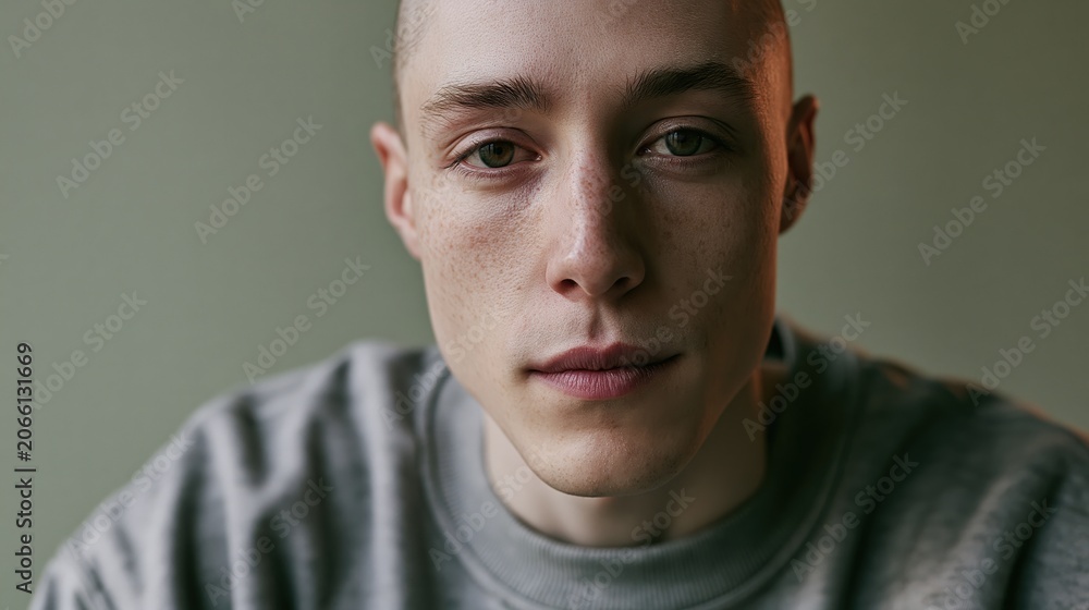 Naklejka premium Emotional Labor Man Corporate Patience