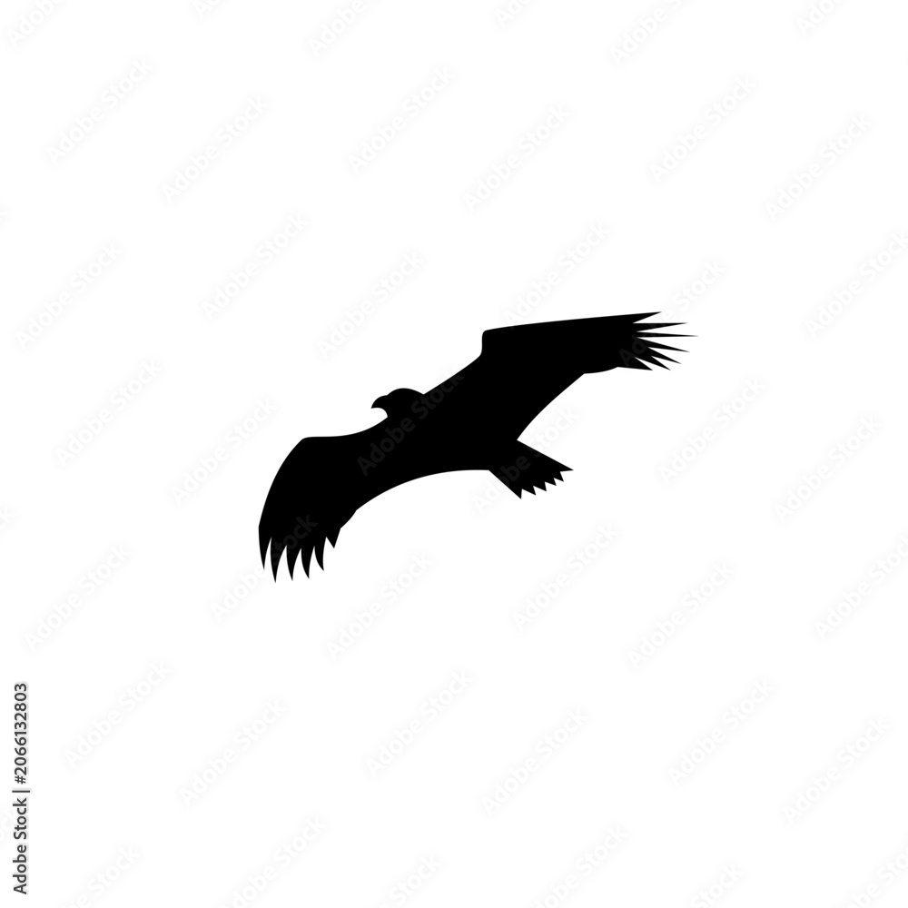Naklejka premium Bird silhouette