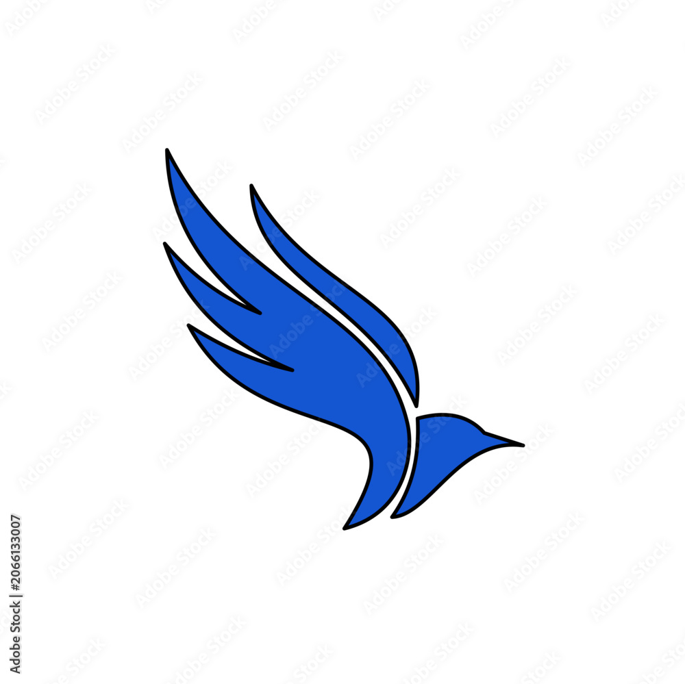Obraz premium Bird silhouette